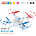 2.4G 4CH 6-axis white rc micro drone with 0.3mp camera and led